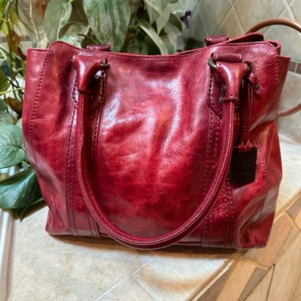 Original FRYE Melissa Tote in Red
